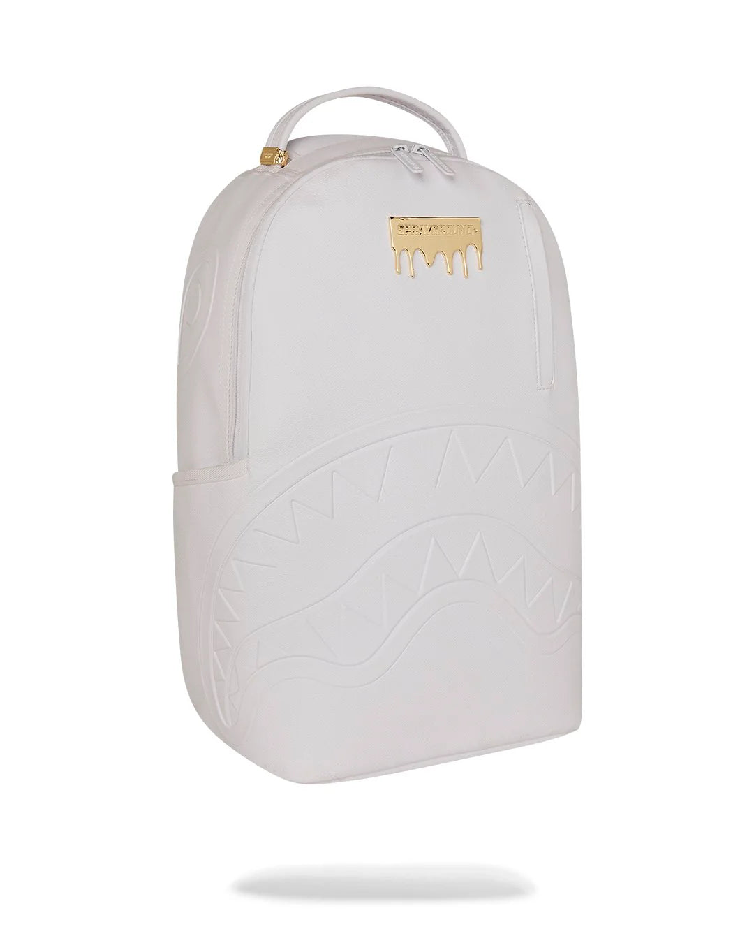 Sprayground Gold Brick Luxe White Dlxsv Backpack