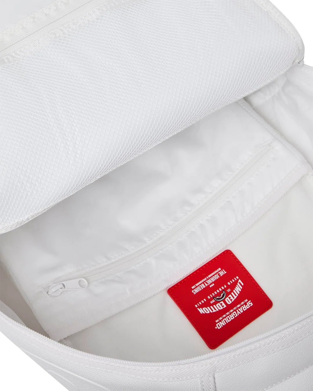 Sprayground Gold Brick Luxe White Dlxsv Backpack