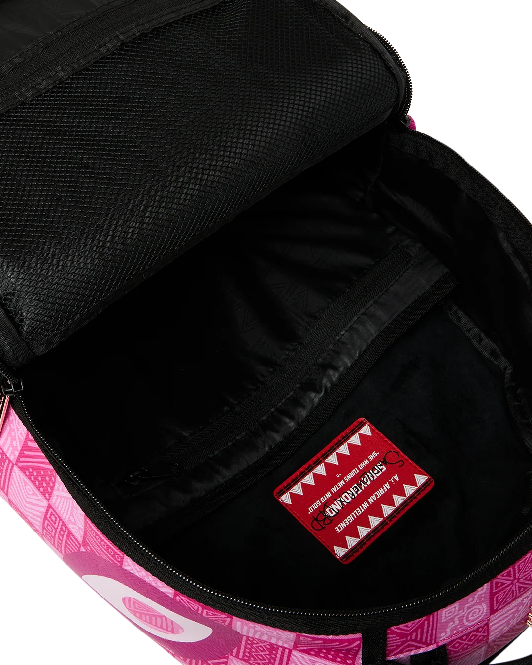 SprayGround AI Pink Check Dlxsv Backpack