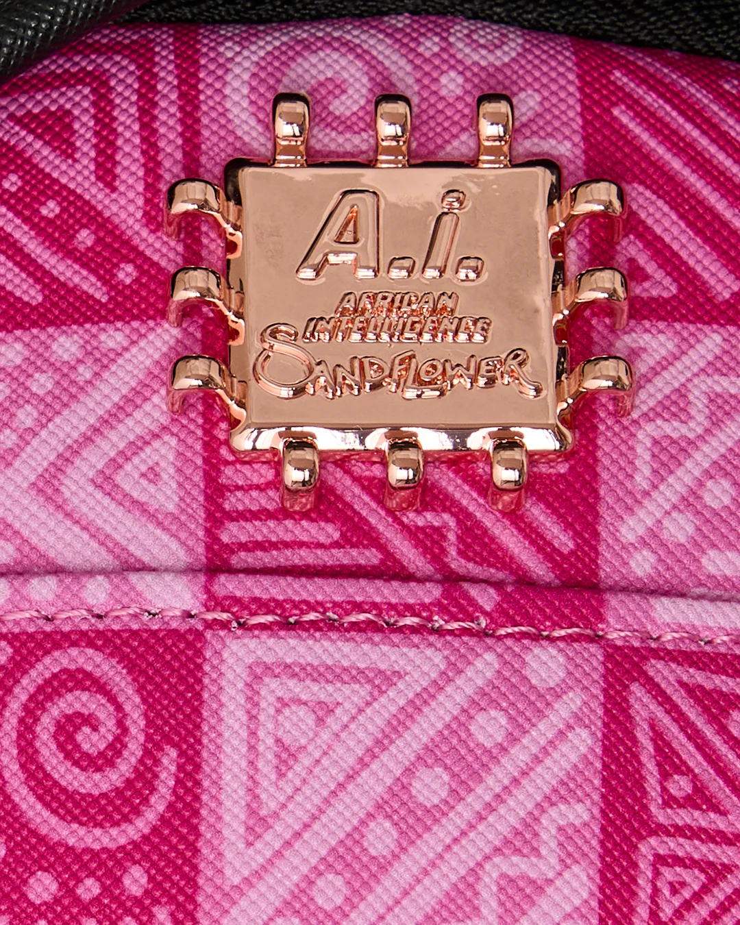 SprayGround AI Pink Check Dlxsv Backpack