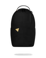 SprayGround Blacked Out Embossed Gold Tooth Dlxsv Backpack