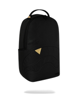 SprayGround Blacked Out Embossed Gold Tooth Dlxsv Backpack