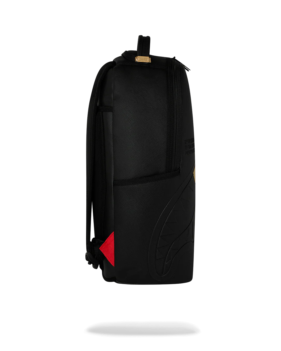 SprayGround Blacked Out Embossed Gold Tooth Dlxsv Backpack