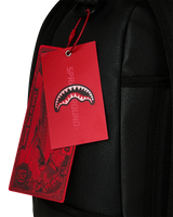 SprayGround Blacked Out Embossed Gold Tooth Dlxsv Backpack