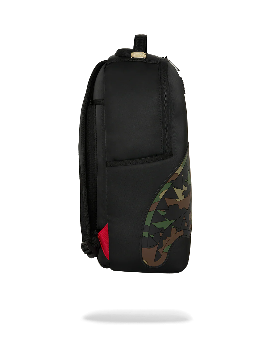 SprayGround Shark Central Black Nylon Camo Dlxsr Backpack