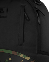 SprayGround Shark Central Black Nylon Camo Dlxsr Backpack