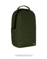 SprayGround Shark Central Embossed Green Dlxsv Backpack