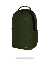 SprayGround Shark Central Embossed Green Dlxsv Backpack