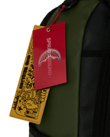 SprayGround Shark Central Embossed Green Dlxsv Backpack