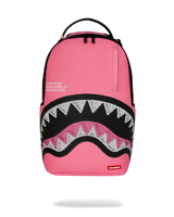 SprayGround Shark Central Pink Embroidered Dlxsv Backpack