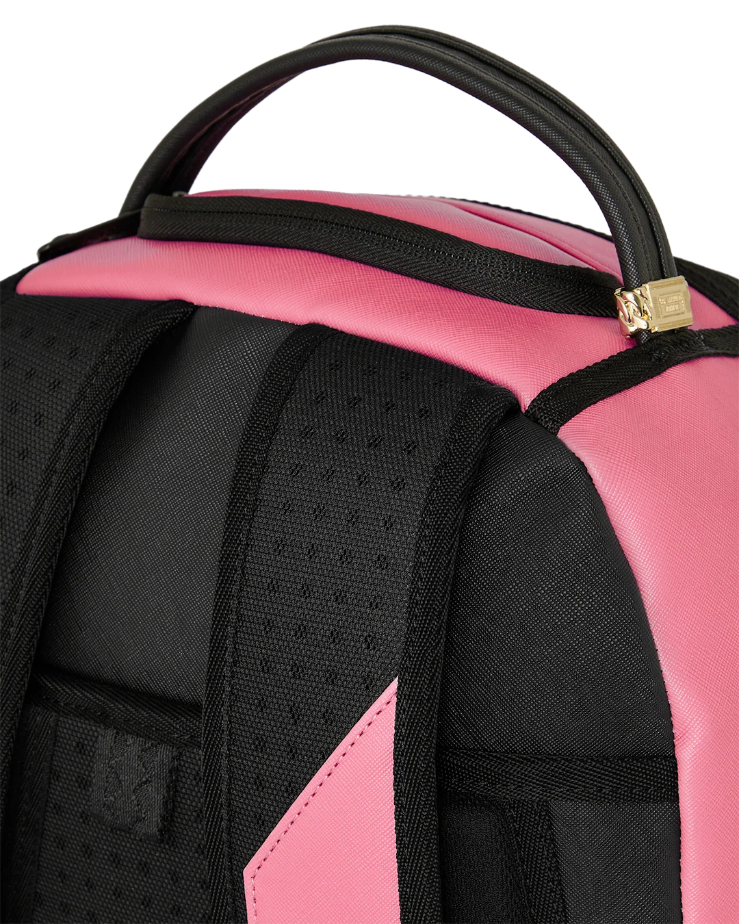 SprayGround Shark Central Pink Embroidered Dlxsv Backpack