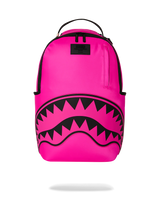SprayGround Shark Central White Stencil Shark Pink Dlxsv Backpack