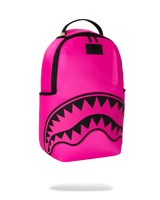 SprayGround Shark Central White Stencil Shark Pink Dlxsv Backpack