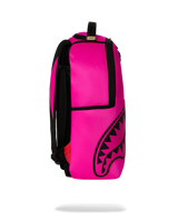 SprayGround Shark Central White Stencil Shark Pink Dlxsv Backpack