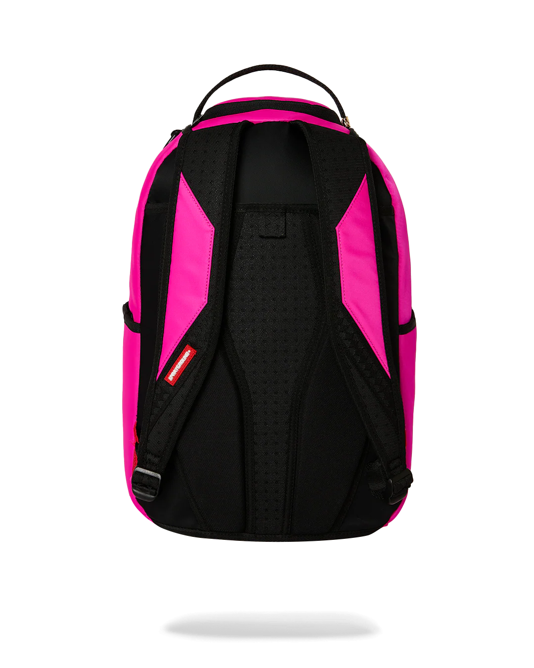 SprayGround Shark Central White Stencil Shark Pink Dlxsv Backpack
