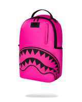 SprayGround Shark Central White Stencil Shark Pink Dlxsv Backpack
