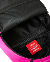 SprayGround Shark Central White Stencil Shark Pink Dlxsv Backpack