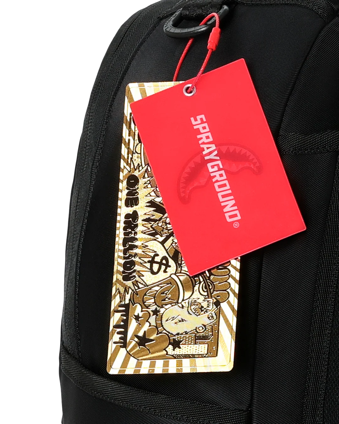 SprayGround Shark Central blacked Out Embossed Dlxs Backpack