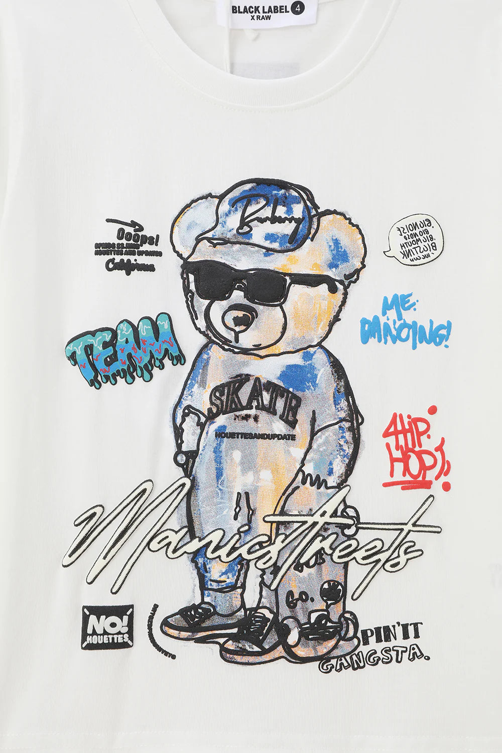 BLACK LABEL KIDS TEDDY T-SHIRT MULTI COLORS