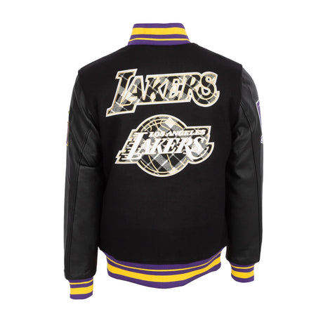Pro Standard LA Lakers Pro Prep Wool Varsity Jacket / Black