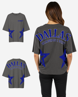 G West Womens Oversized Dallas Logo Tee