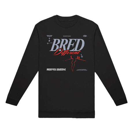 Bred Different Long Sleeve Black T-shirt