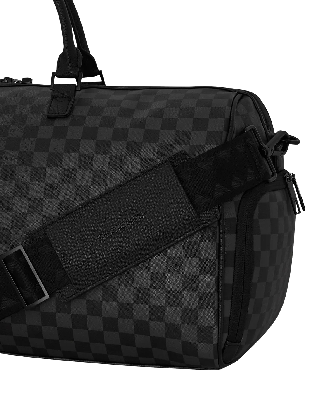 Sprayground Raised Check Large Duffle