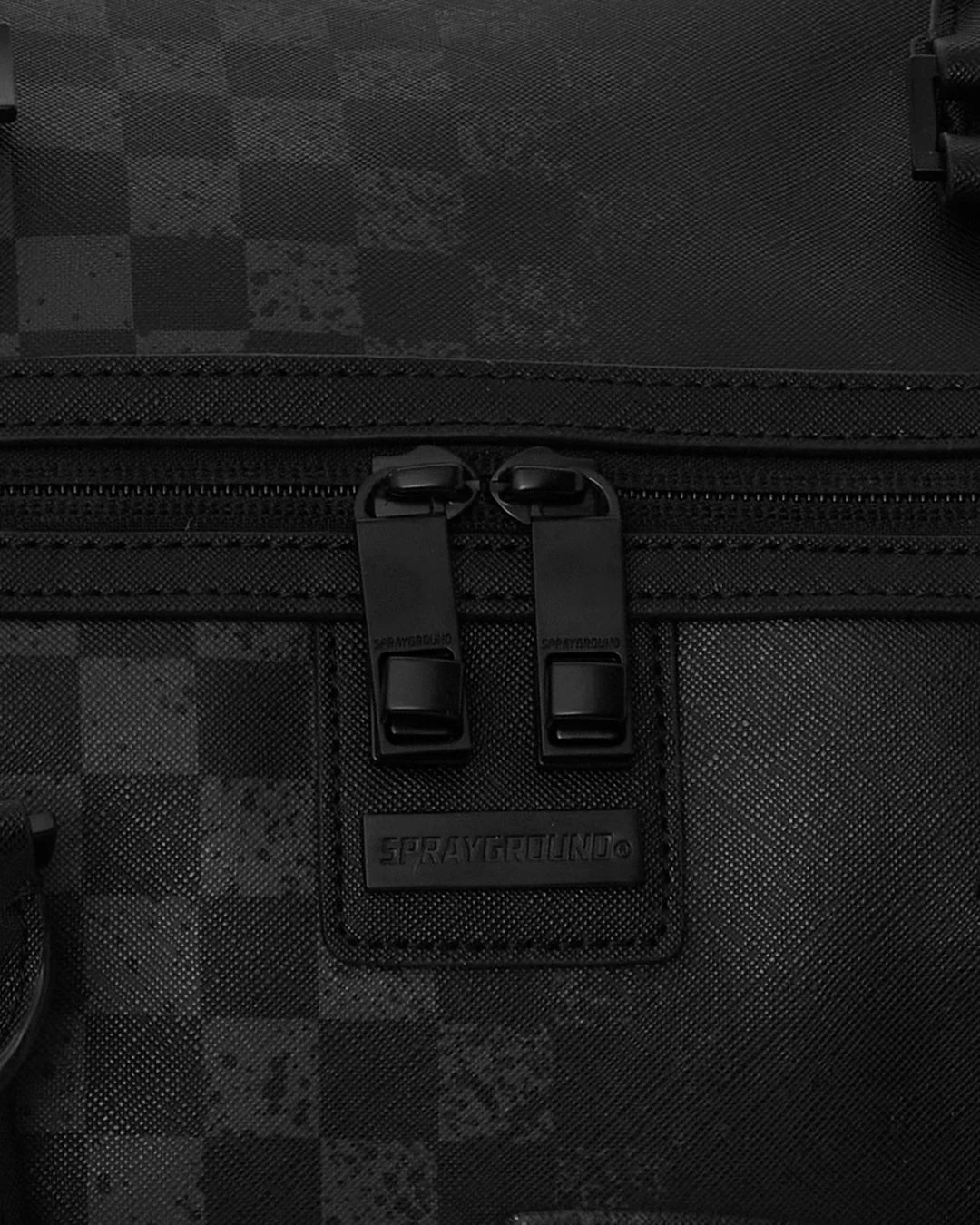 Sprayground Raised Check Large Duffle
