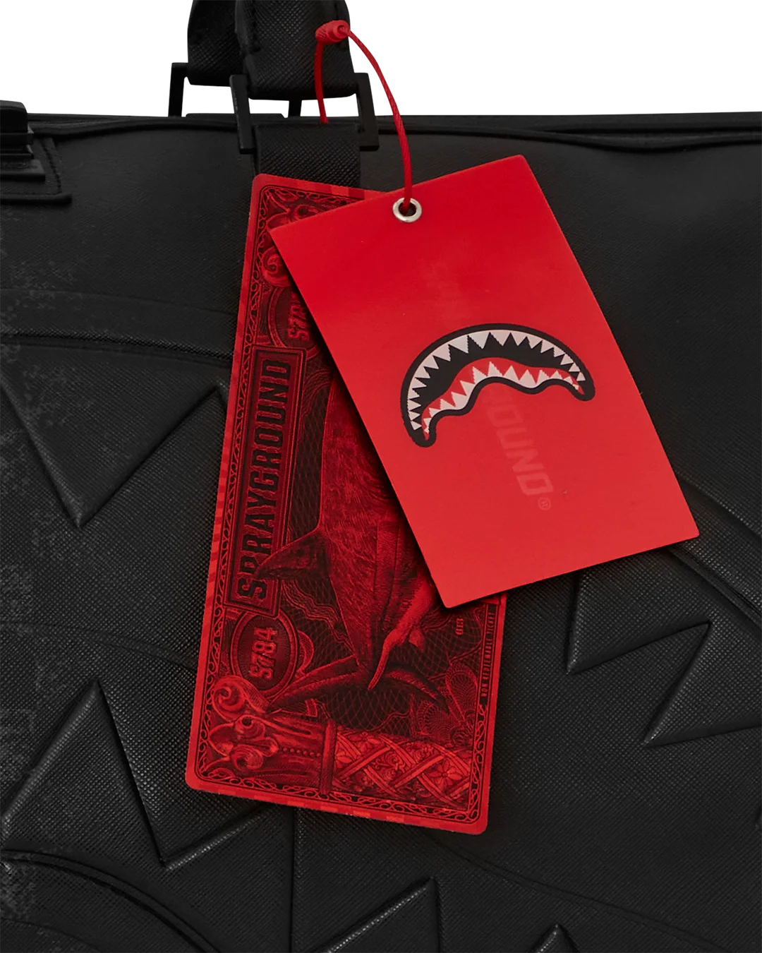Sprayground Raised Check Large Duffle