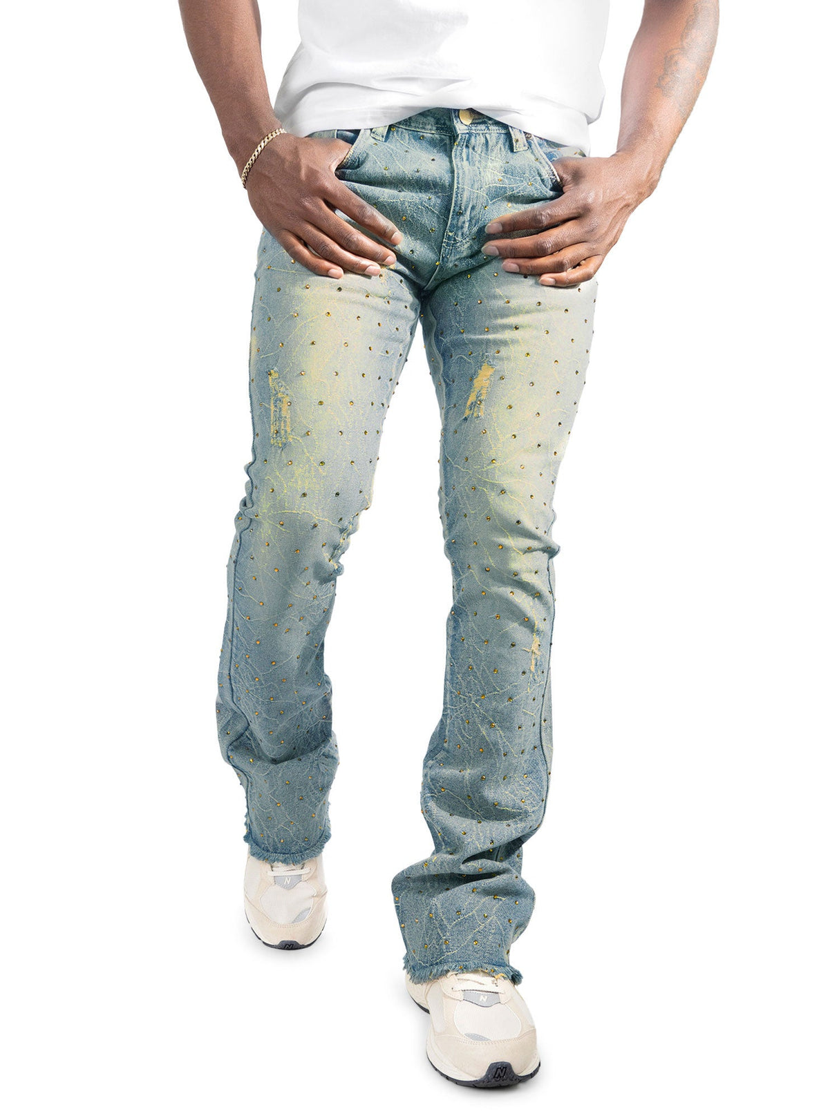 Frost Original Jeans | F1746 Amoto Stacked Pants - Dirt