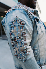 Makobi Denim Jacket | M1013 Positoni Denim - Dirt