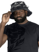 Makobi M016 Rinaldi Denim Bucket Hat - Black