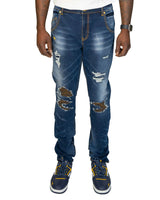 BLACK LEAF - JEANS - MEDUIM BLUE WASH