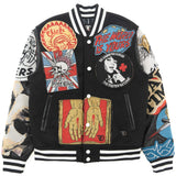 Frost Original F1005 Love Scars Varsity Jacket - Black
