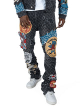 Frost Design F1945 Brave Heart Stacked Jeans- Black