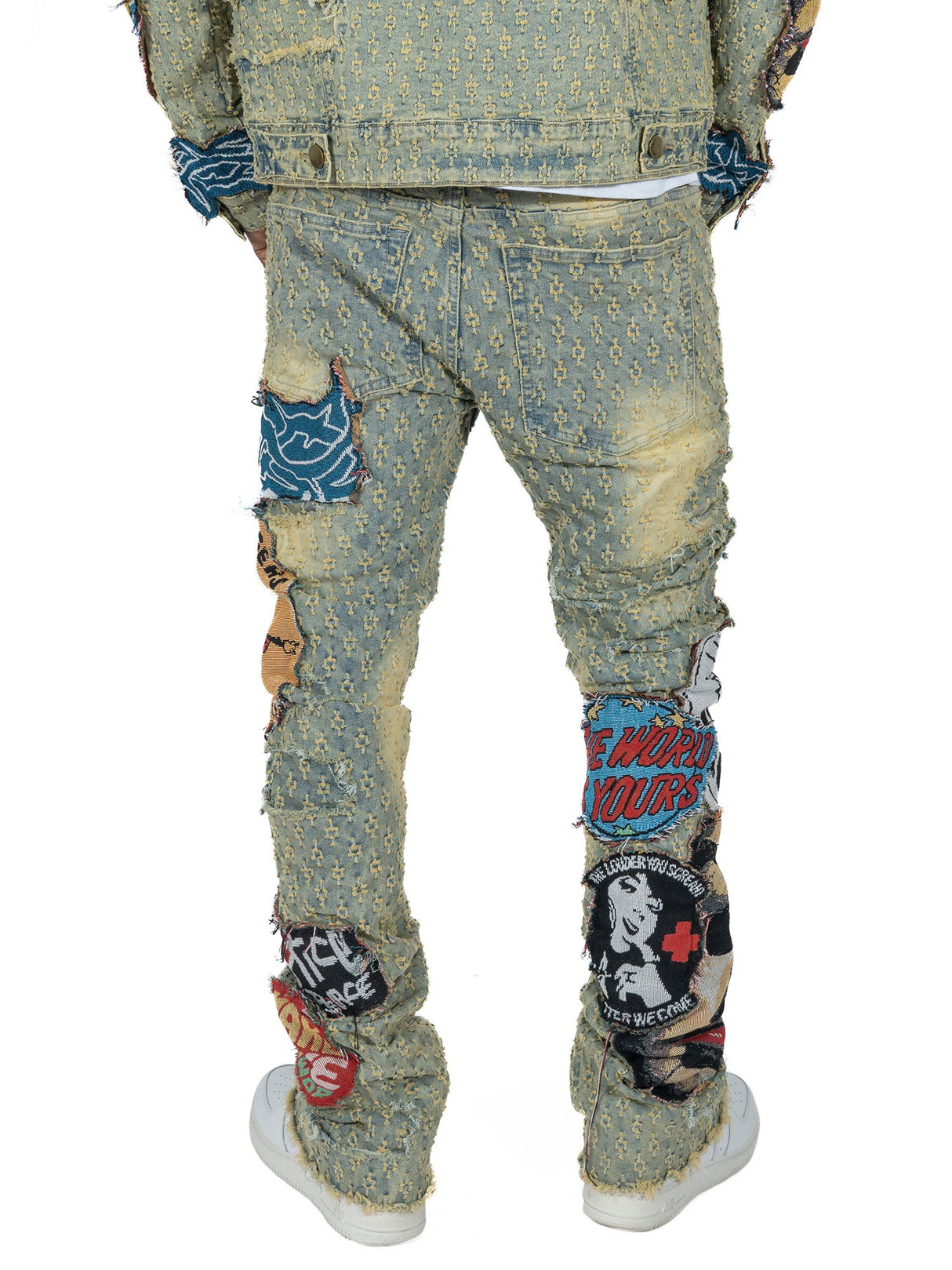 Frost Design F1945 Brave Heart Stacked Jeans- Dirt