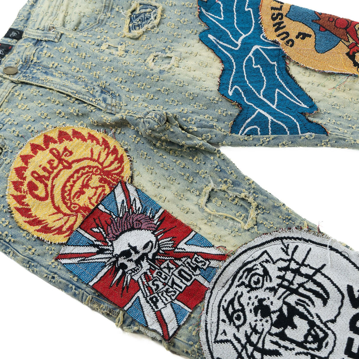 Frost Design F1945 Brave Heart Stacked Jeans- Dirt