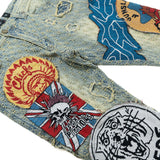 Frost Design F1945 Brave Heart Stacked Jeans- Dirt