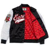Frost Original F1047 Earners League Satin Varsity Jacket - Black