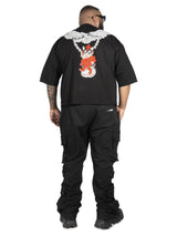 Frost Design F111 La Perla Vintage Crop Tee - Black