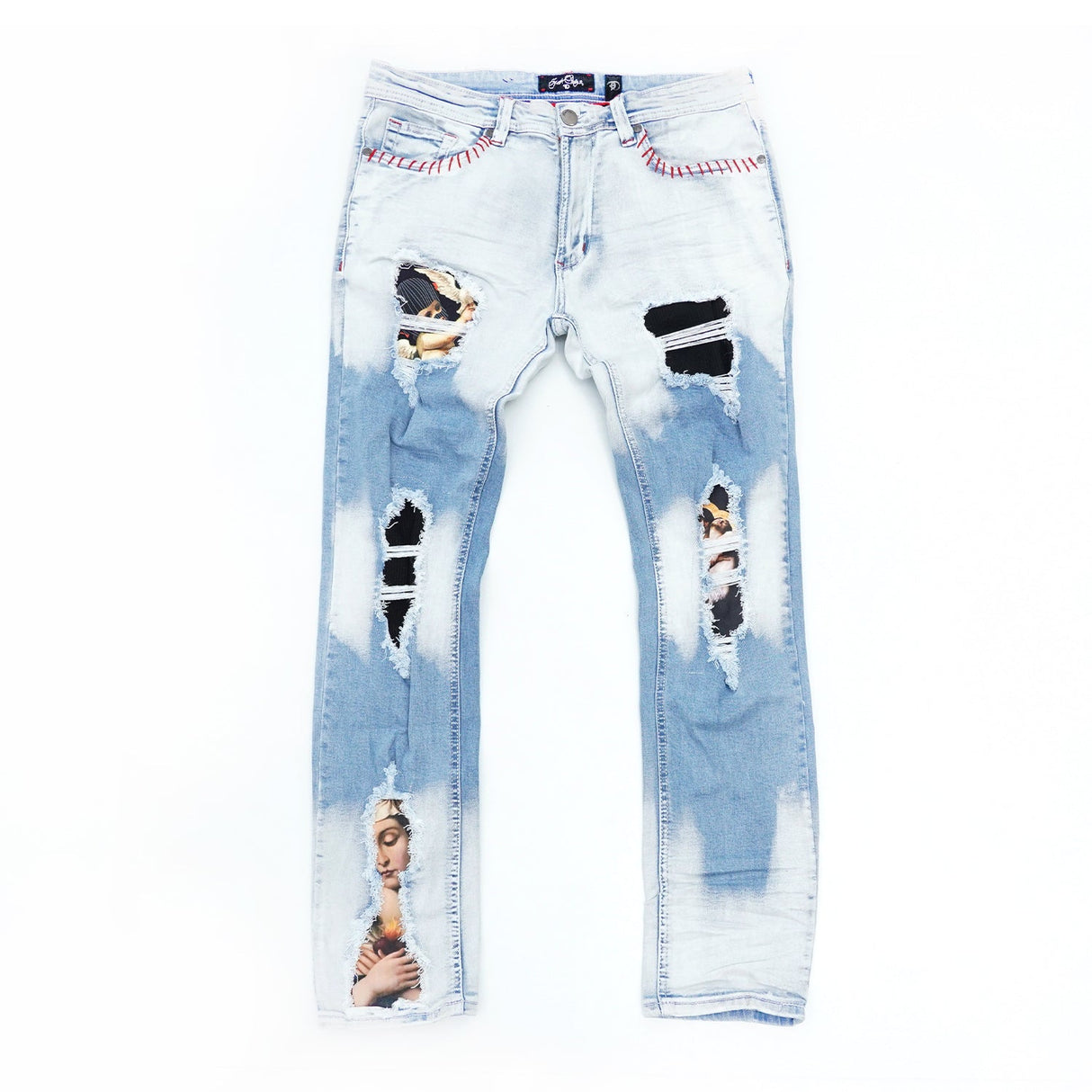 Frost Design F1707 Frost Angel Denim Jeans - Light Wash