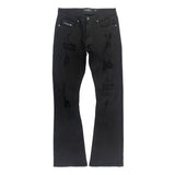 Frost Original Jeans | F1712 Alono Stacked Jeans - Black-Black