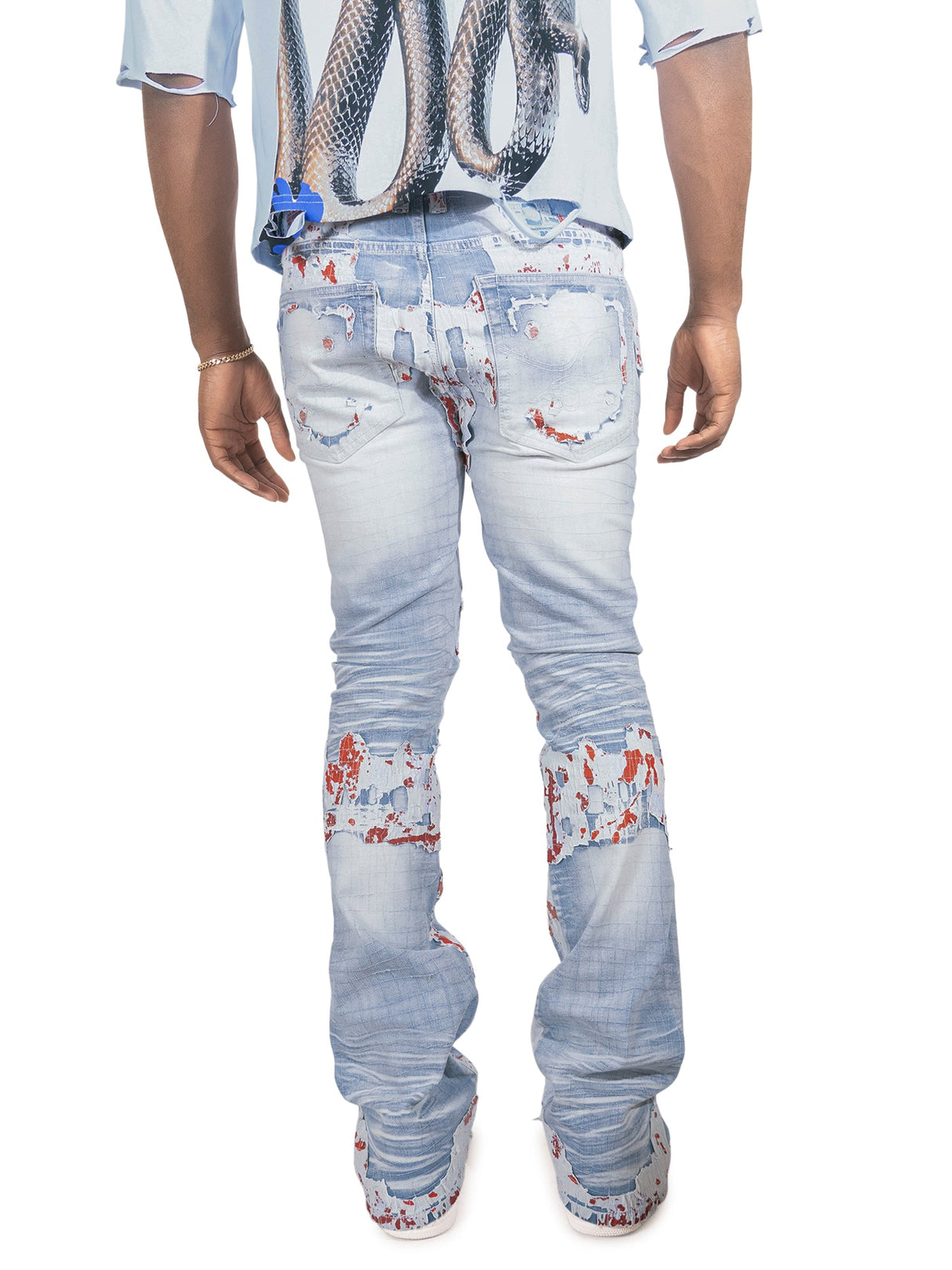 Frost Original Jeans | F1733 Amoto Stacked Pants - Light Wash