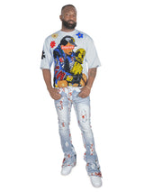 Frost Original Jeans | F1733 Amoto Stacked Pants - Light Wash