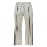 Frost Design Pants | F1736 Zerelly Nylon Stacked Pants - Gray