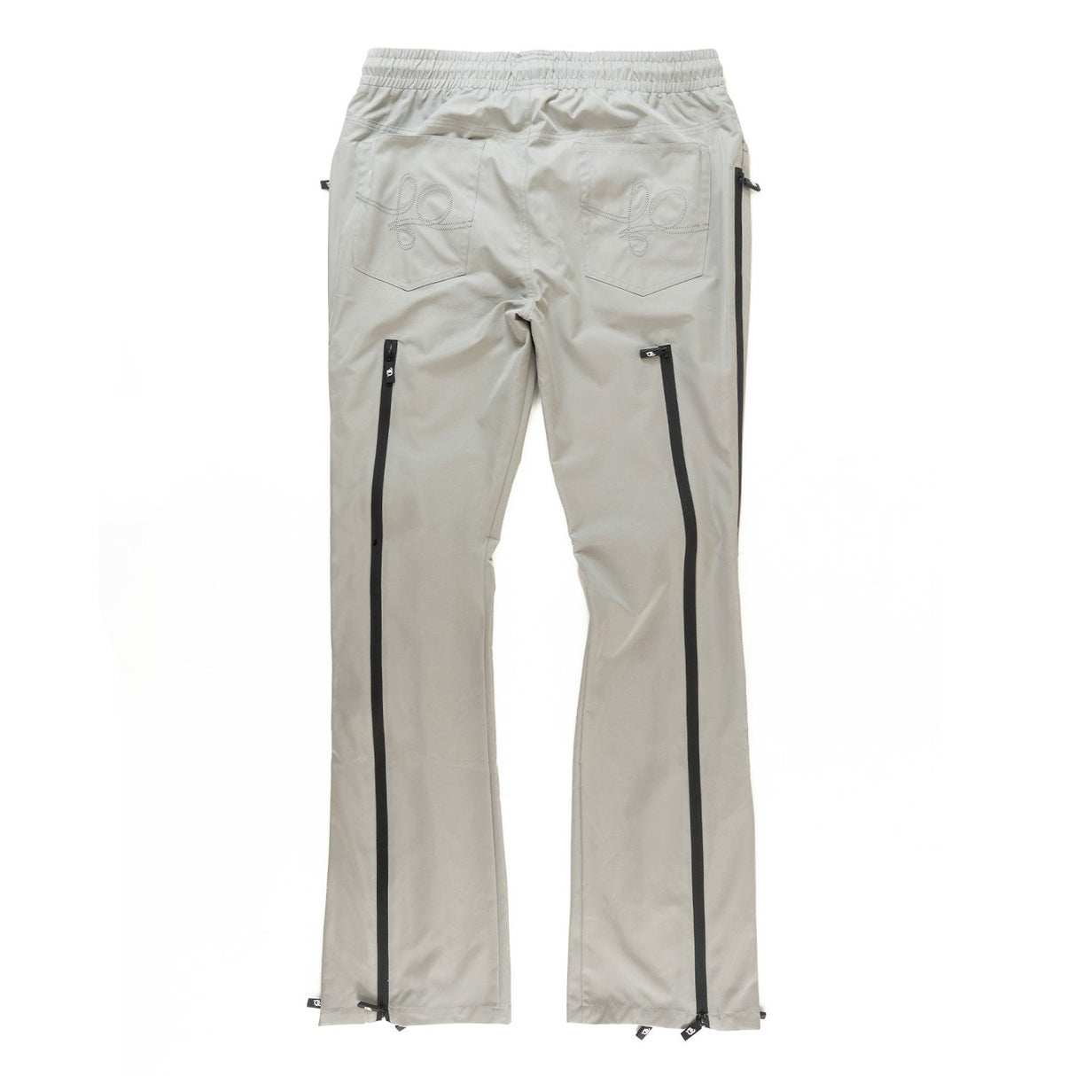 Frost Design Pants | F1736 Zerelly Nylon Stacked Pants - Gray