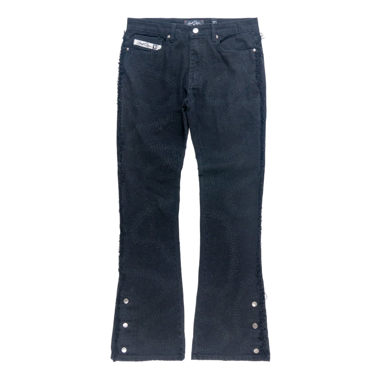 Frost Design F1737 Cashay Stacked Jeans - Black