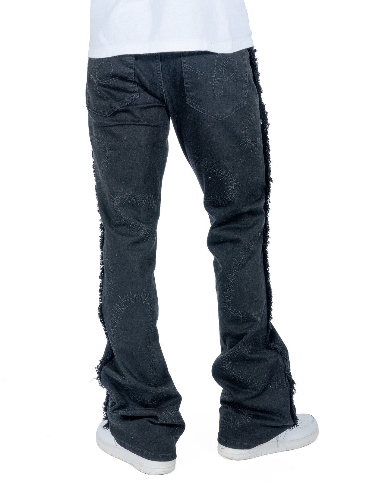 Frost Design F1737 Cashay Stacked Jeans - Black
