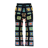 Makobi F1742 Nuevo Riche Pants - Black-Red