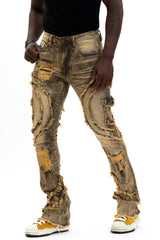 Frost Design F1767 Tascotto Stacked Jeans - Olive